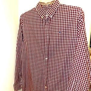 Boys Gingham Whale Shirt